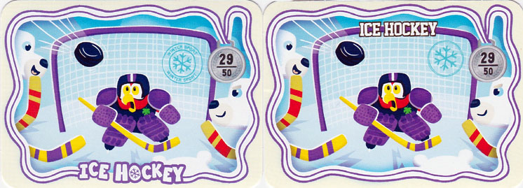 Yoyo Bear Greatest Games Ice Hockey card variant